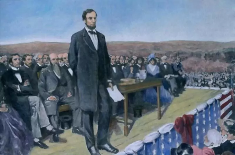 Abraham Lincoln legendary speech.